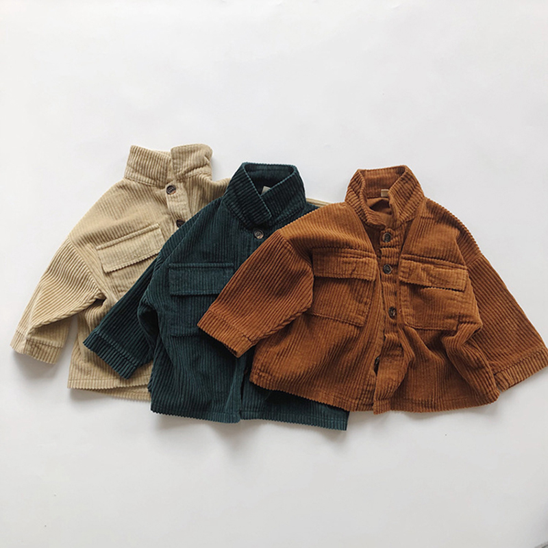 Baby Clothing In Japan - Autumn Winter Baby Boys Girls Corduroy