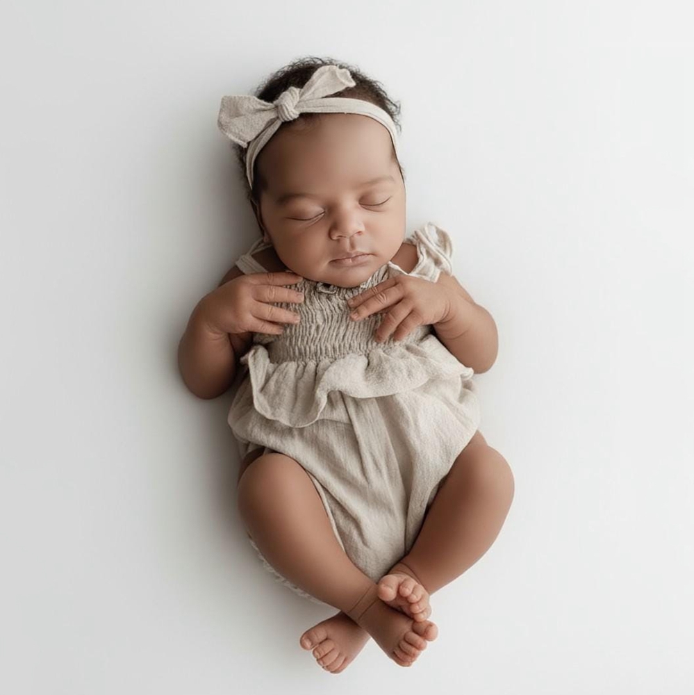 Baby Clothing Onesies - Newborn Photography Props Baby Girl Yellow
