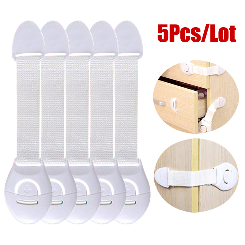 Baby Clothing Cupboard - 5PCs/lot Baby Drawer Lock Children Security