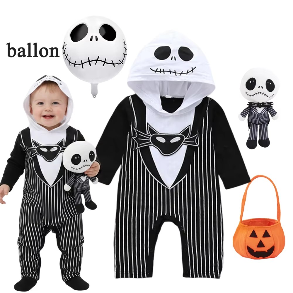 Baby Clothing Onesies - Baby Boys Hooded Romper Halloween Cosplay
