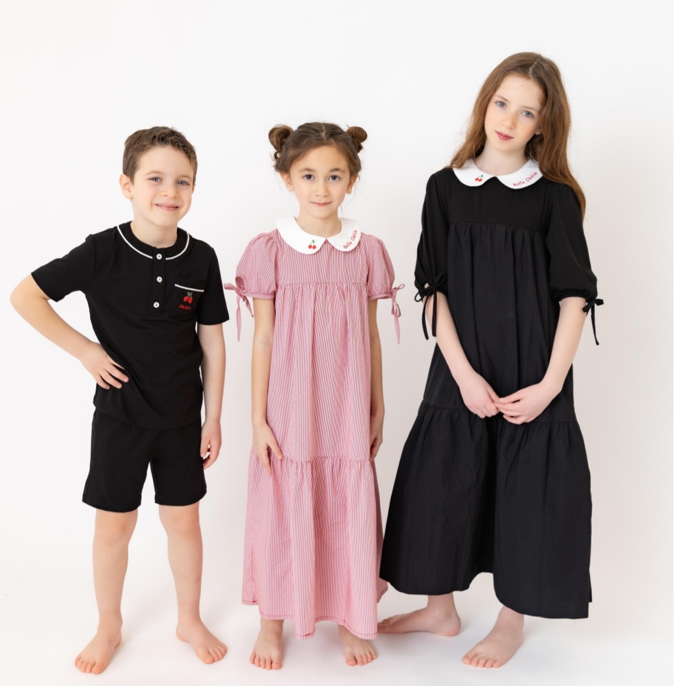 Baby Clothing Night - AP SS26 Friday Night Pinstripe Collection