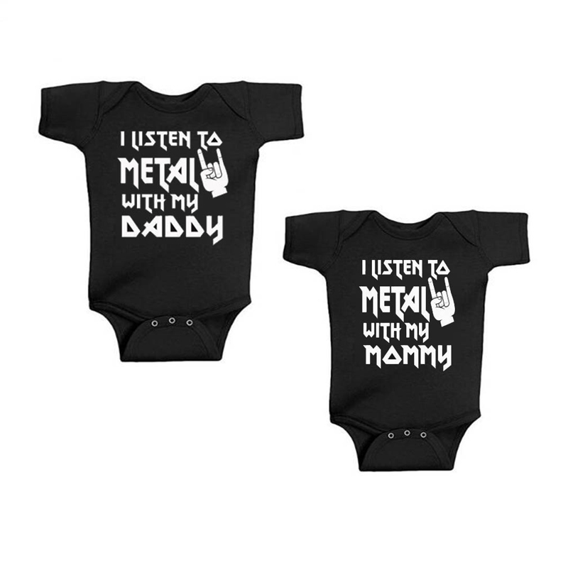 Baby Clothing Outlet - I Listen to Metal with My