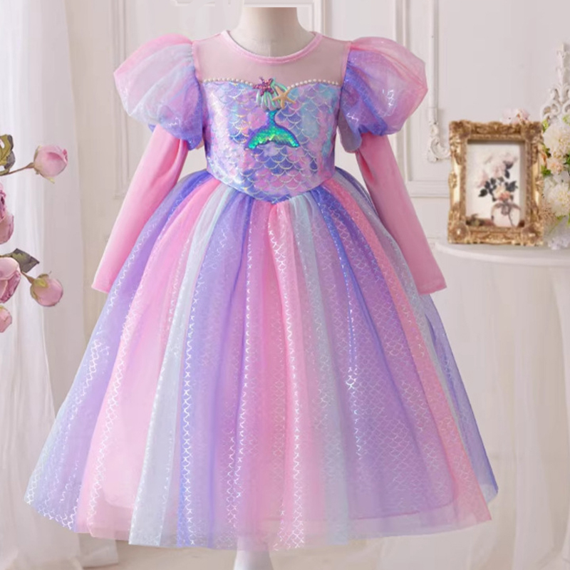 Baby Clothing Dresser - Pink Mermaid Dress 2026 New Baby