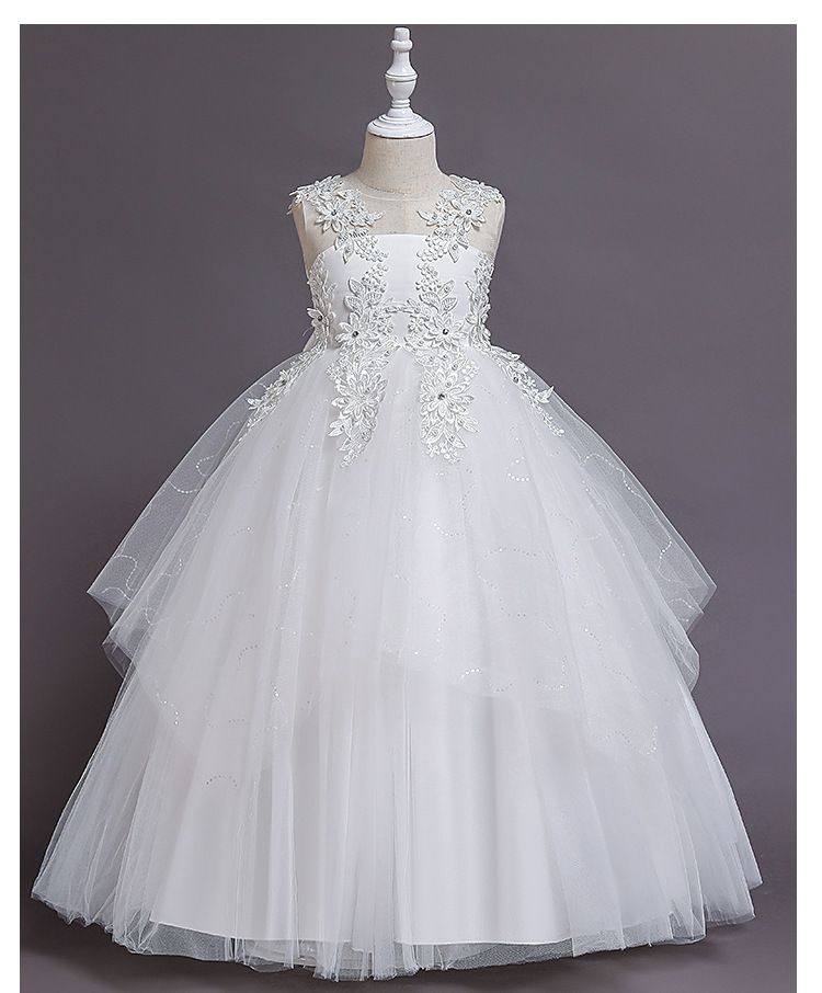 Baby Clothing Dresser - Girls' Bridesmaid Wedding Dress Young Girl