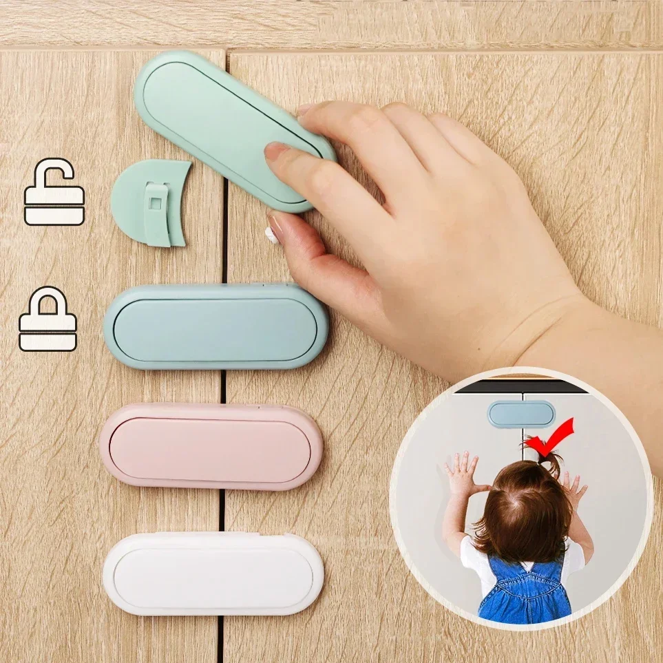 Baby Clothing Cupboard - 5pcs Children's Drawer Safety Latch Cabinet
