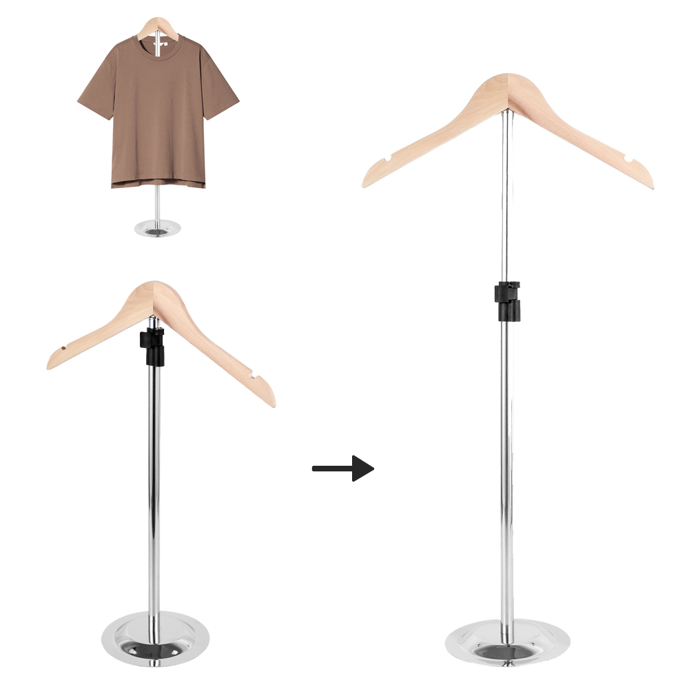 Baby Clothing Display Stand - T Shirt Display Stand Height Adjustable