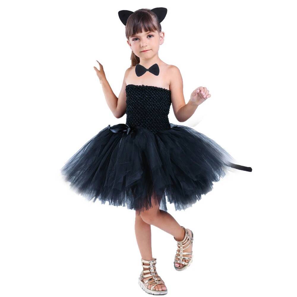 Baby Clothing Dresser - Cute Black Cat Tutu Dress Baby