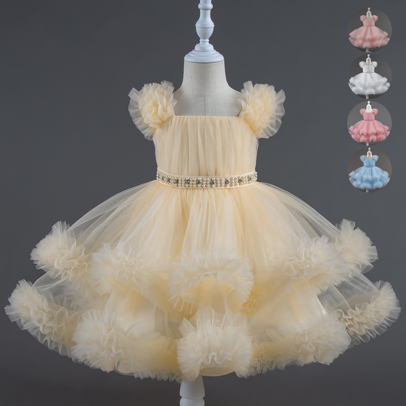 Baby Clothing Dresser - Baby Dress 0-5 Years Old Birthday