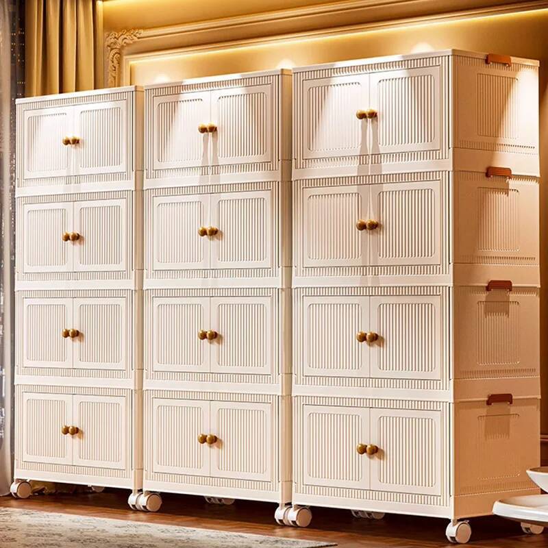 Baby Clothing Cupboard - Filing Baby Wardrobe Storage Foldable Cabinet