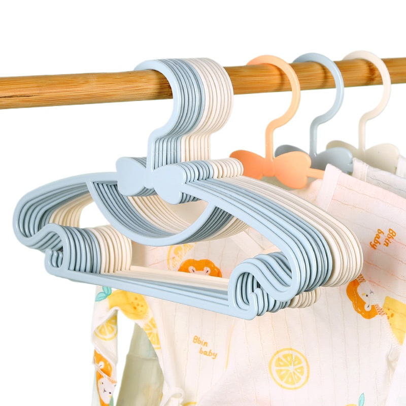 Baby Clothing Organizer - 5-50Pcs Baby Hangers Plastic Kids Clothes