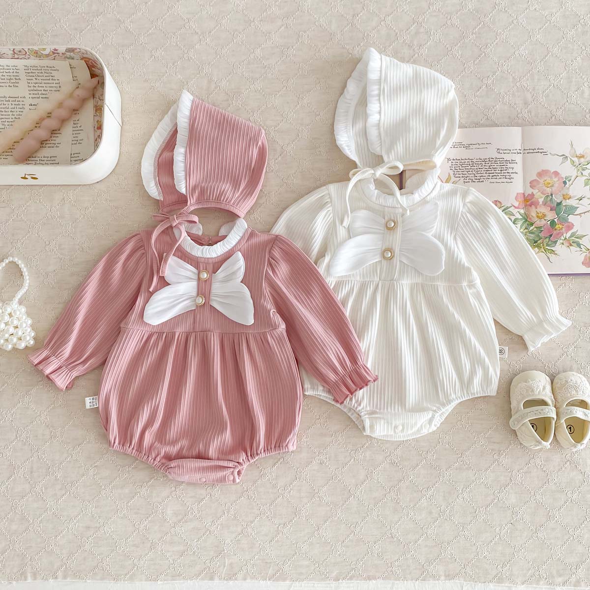Baby Clothing Display Stand - Autumn Baby Romper with Hat Big