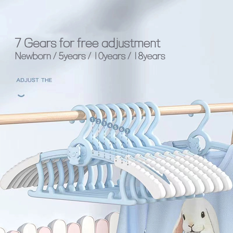 Baby Clothing Rack - 10PCS Baby Clothes Hangers Extendable Anti