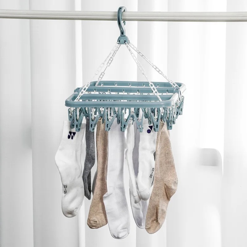 Clothes Drying Hanger with 32  - Baby Clothing Rack 评论和价格