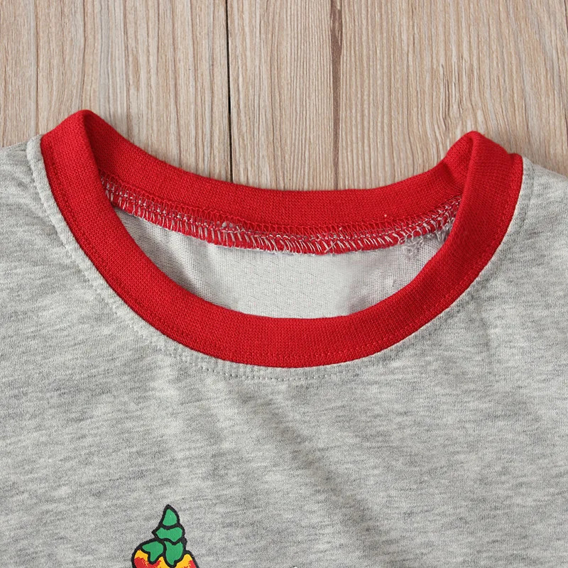 Gray Santa Claus Print Kids Pa - Baby Clothing Unisex 评论和价格