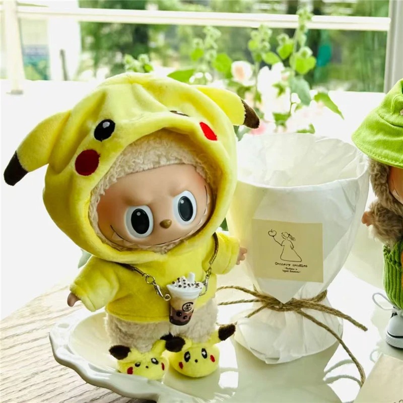 15 17cm For Labubu Doll Cartoo - Baby Clothing Unisex 评论和价格