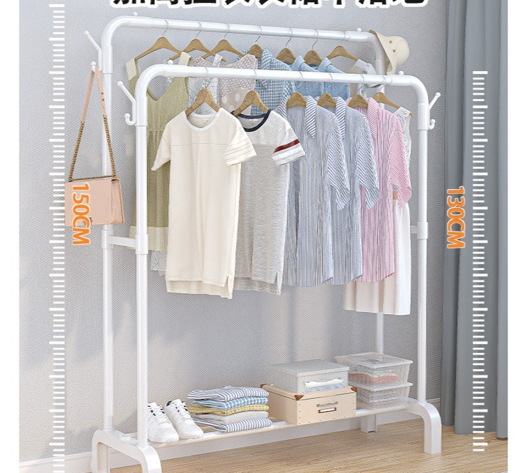Floor-to-ceiling hanger clothi - Baby Clothing Rack 评论和价格