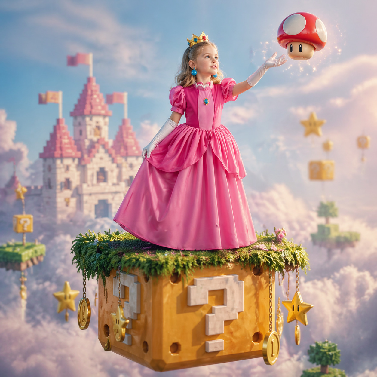 Princess Peach Style Dress Up  - Baby Clothing Dresser 评论和价格