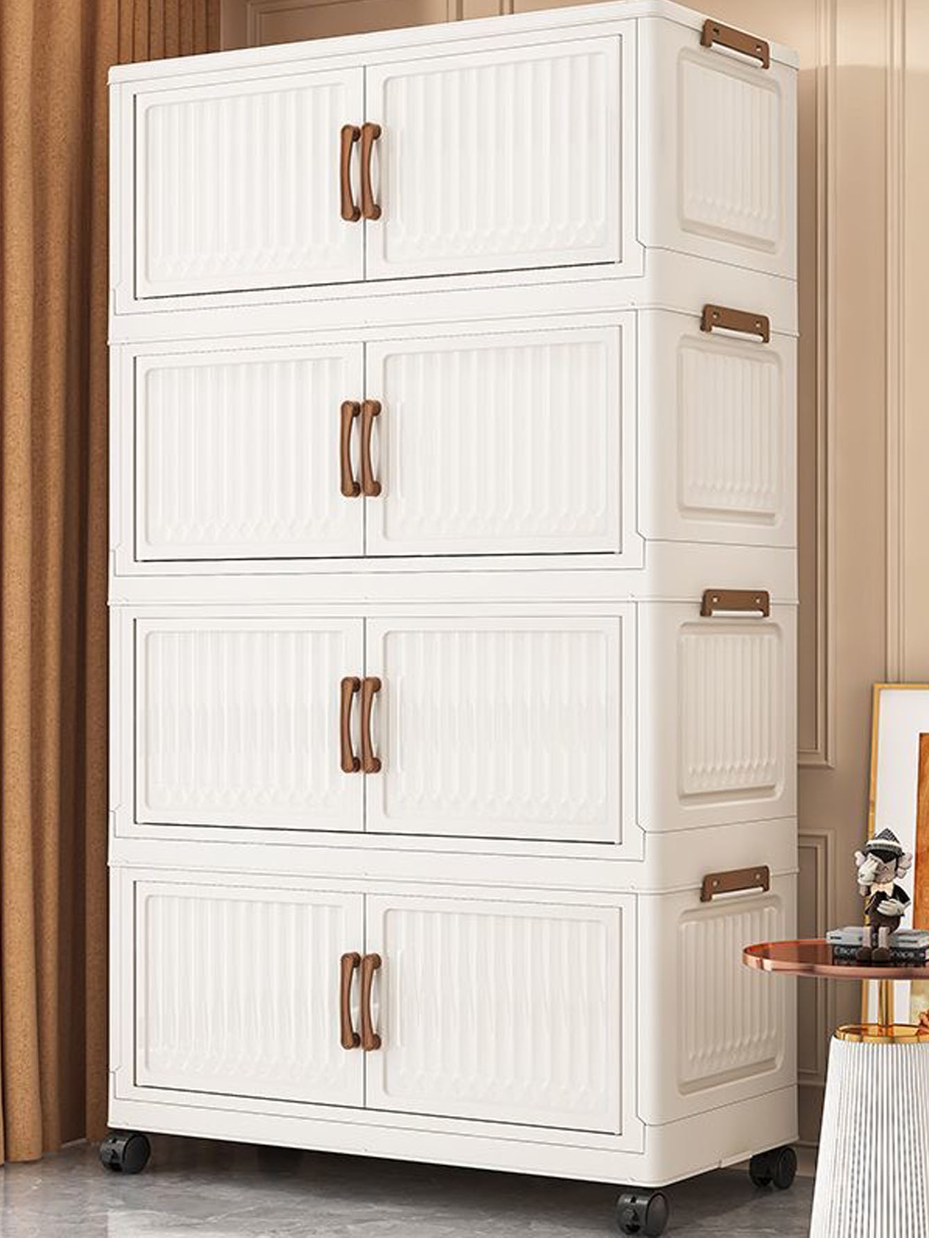 Foldable No-Install Multi-Laye - Baby Clothing Cupboard 评论和价格