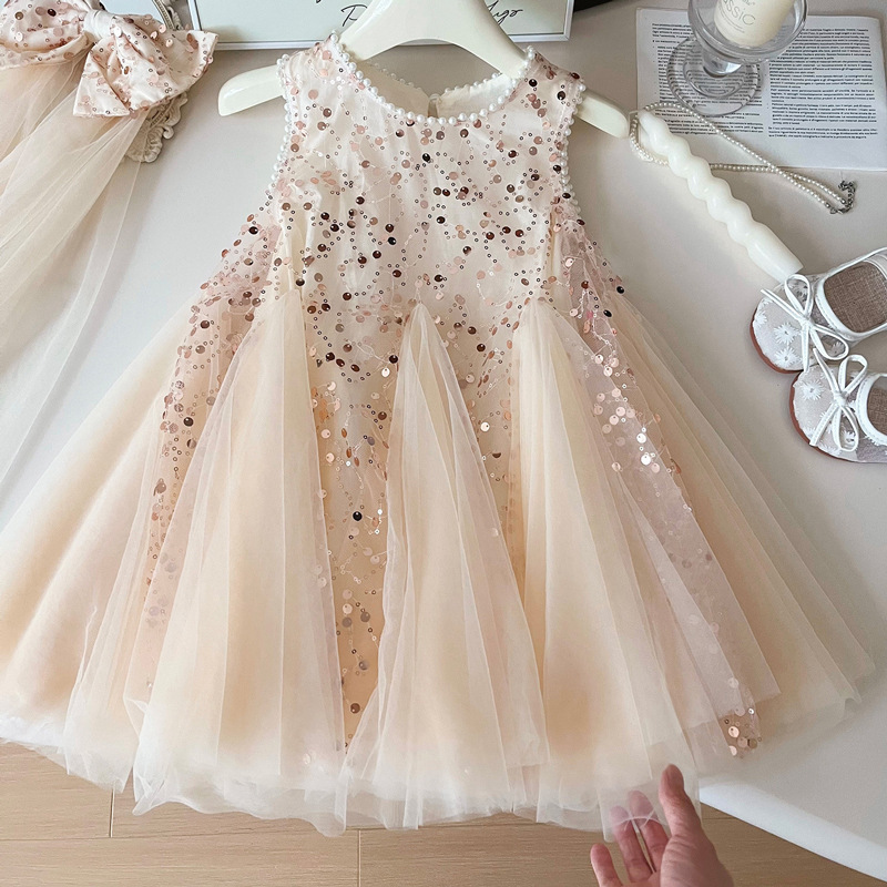 Summer New Baby Girl Pearl mes - Baby Clothing Dresser 评论和价格