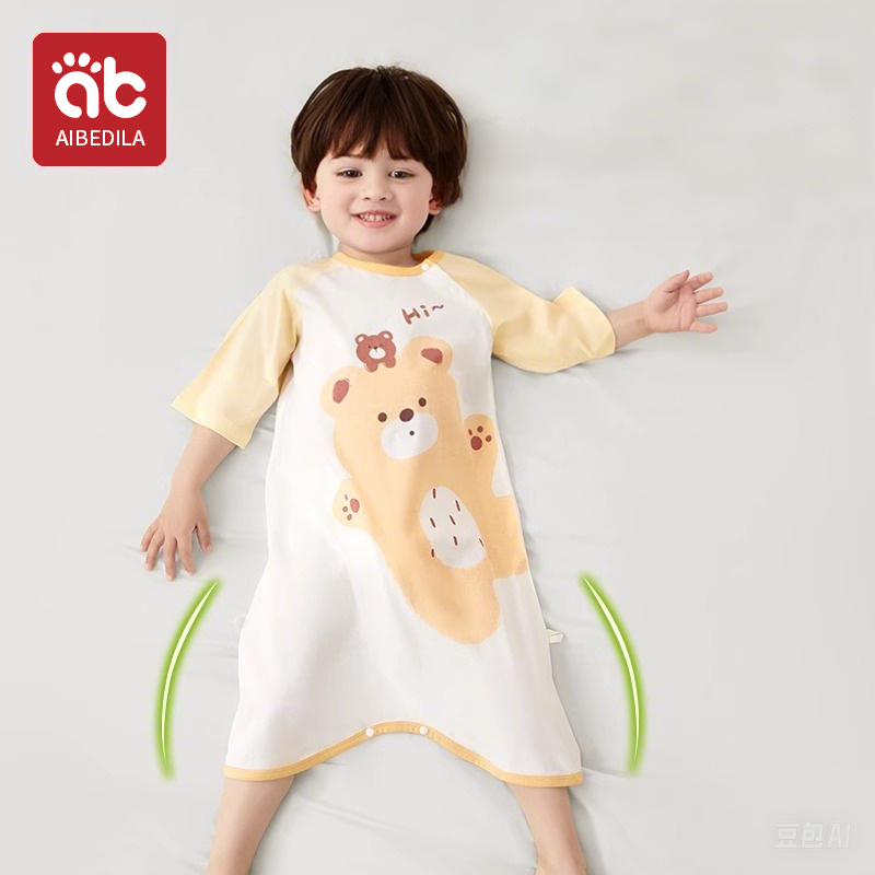 Summer Girl Boy Nightgown Cart - Baby Clothing Night 评论和价格