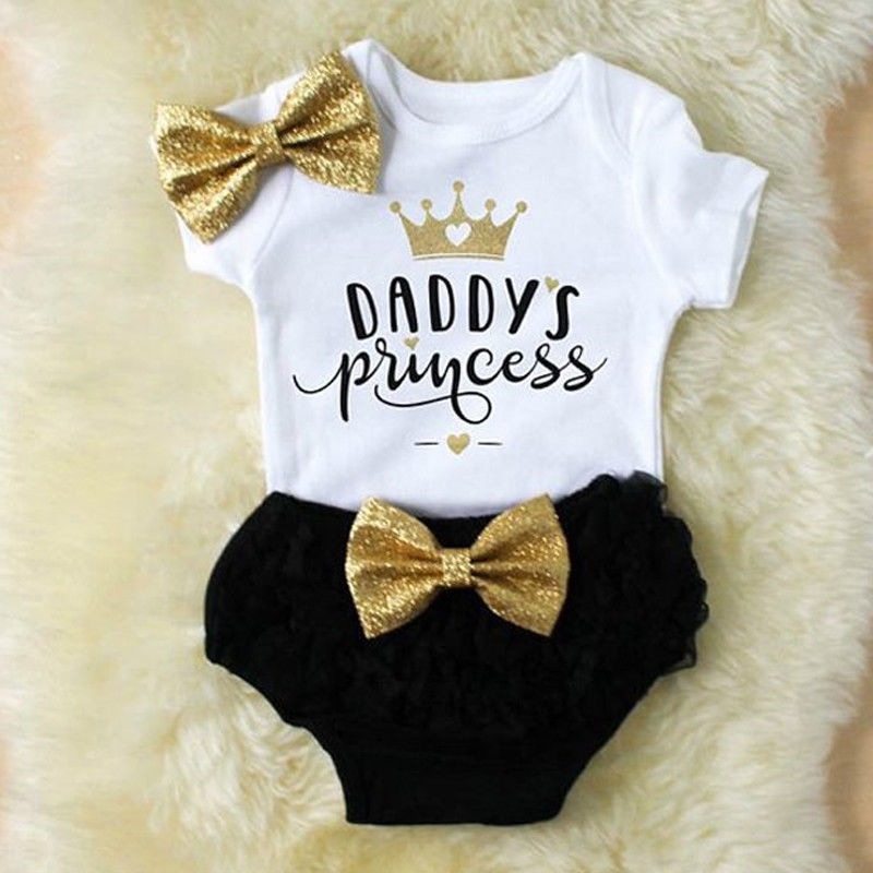 3PCS Cute Newborn Baby Girl Ou - Baby Clothing Outlet 评论和价格