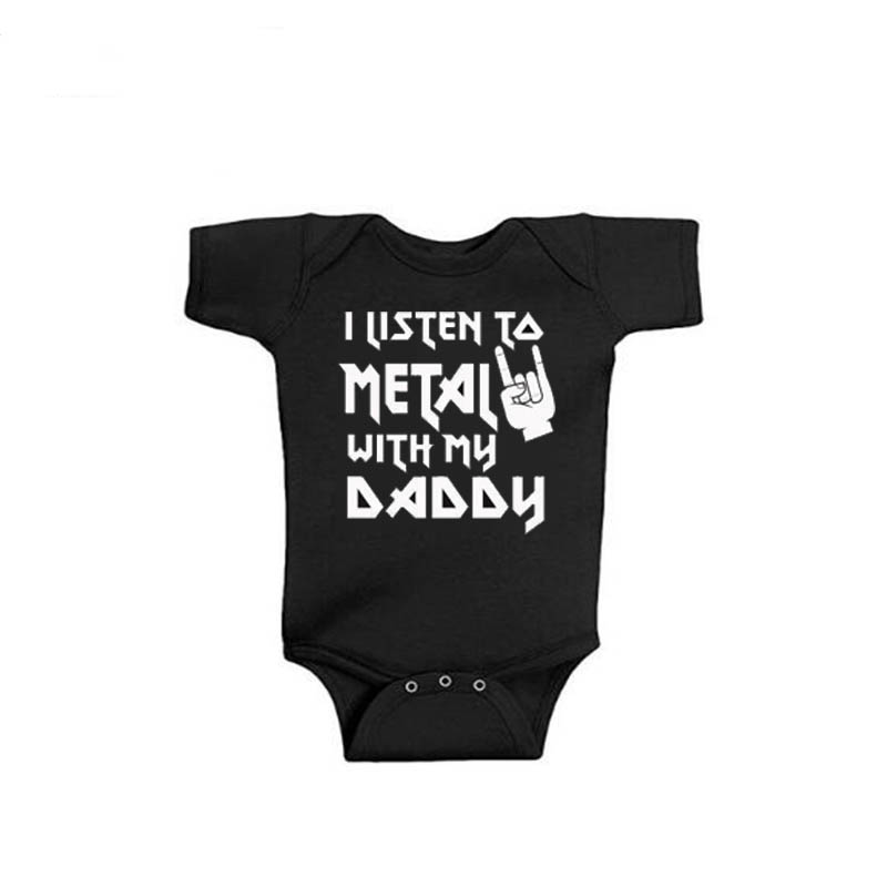 I Listen to Metal with My Dadd - Baby Clothing Outlet 评论和价格