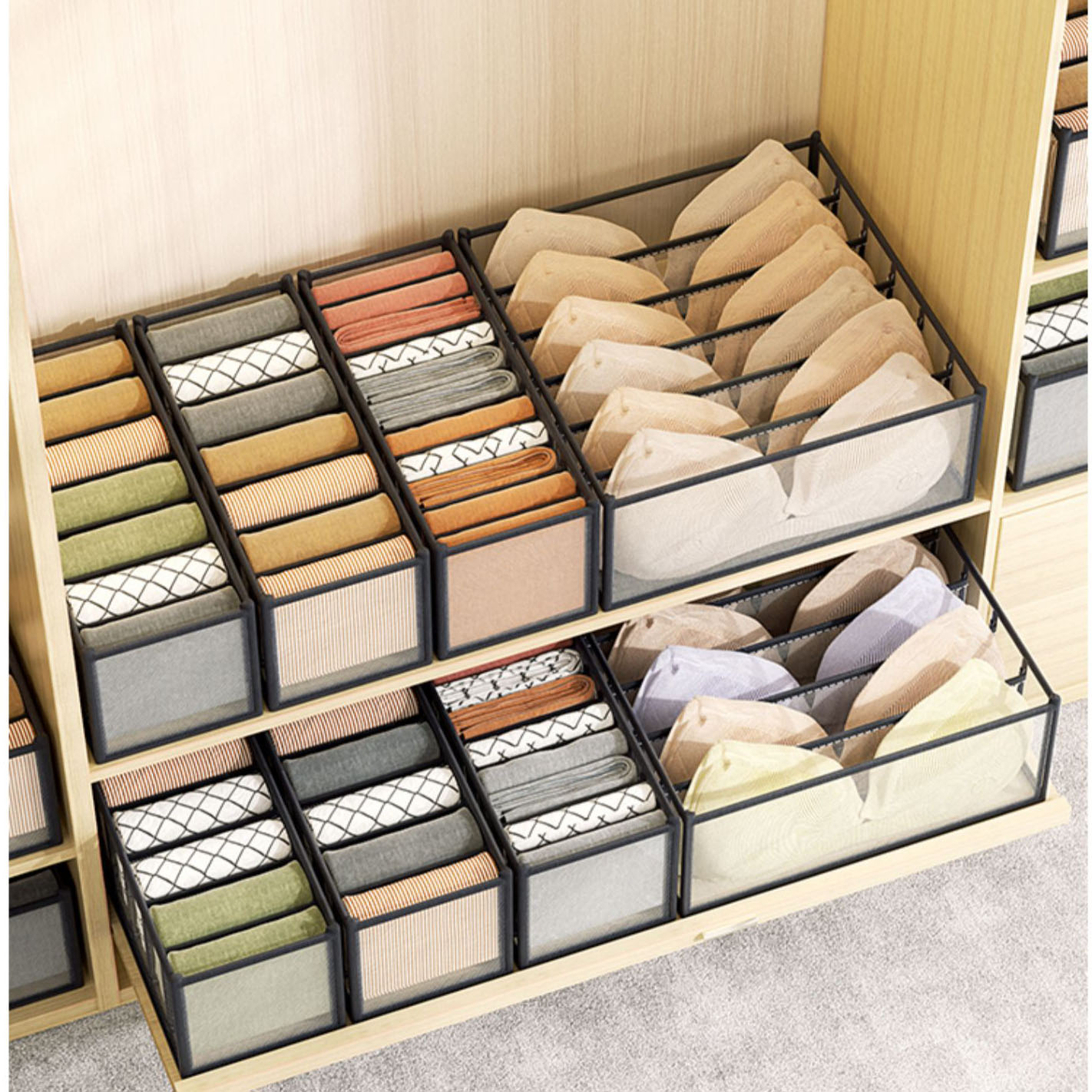Underwear Storage Box Home War - Baby Clothing Organizer 评论和价格