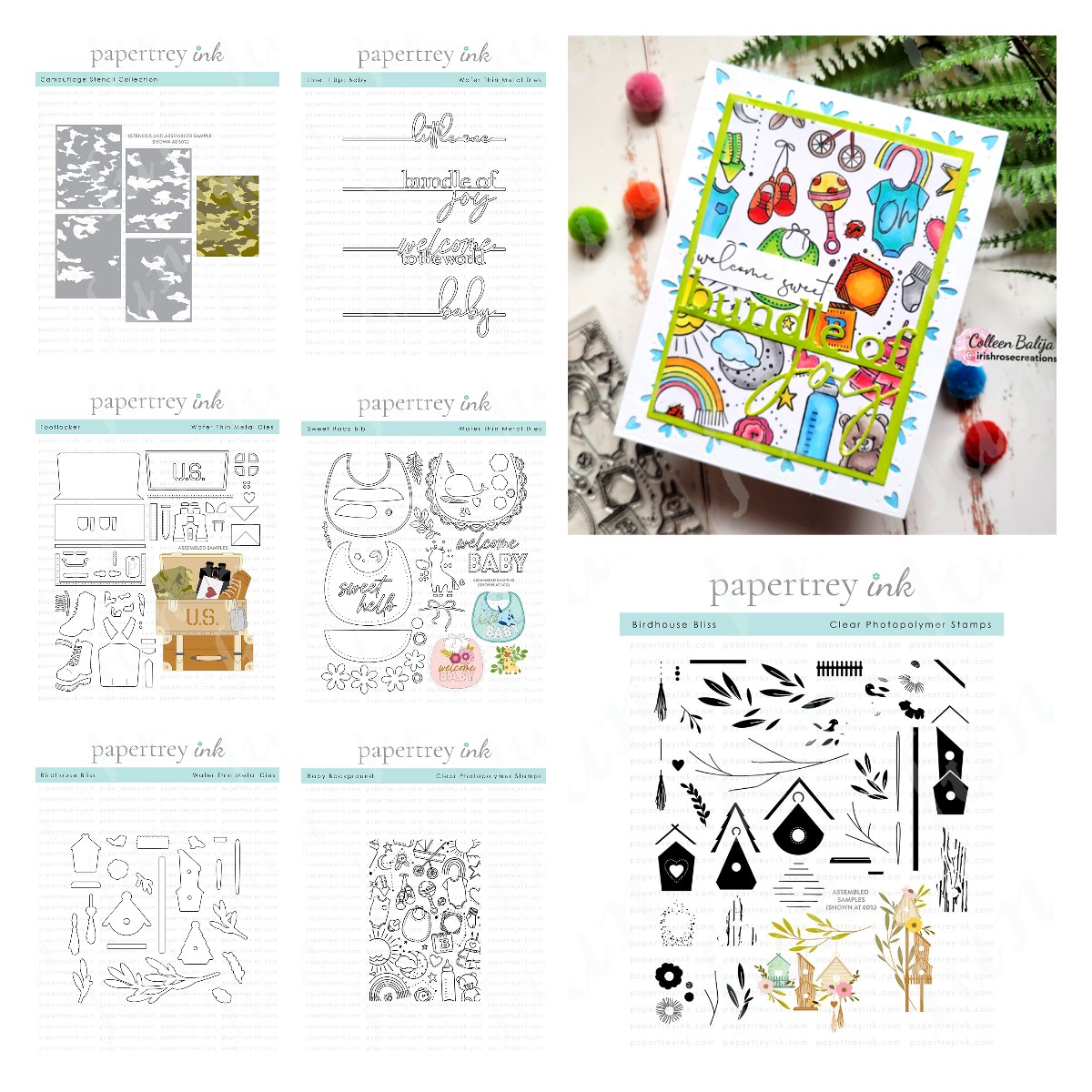 Heart Background Hot Foil Plat - Baby Clothing Bag 评论和价格