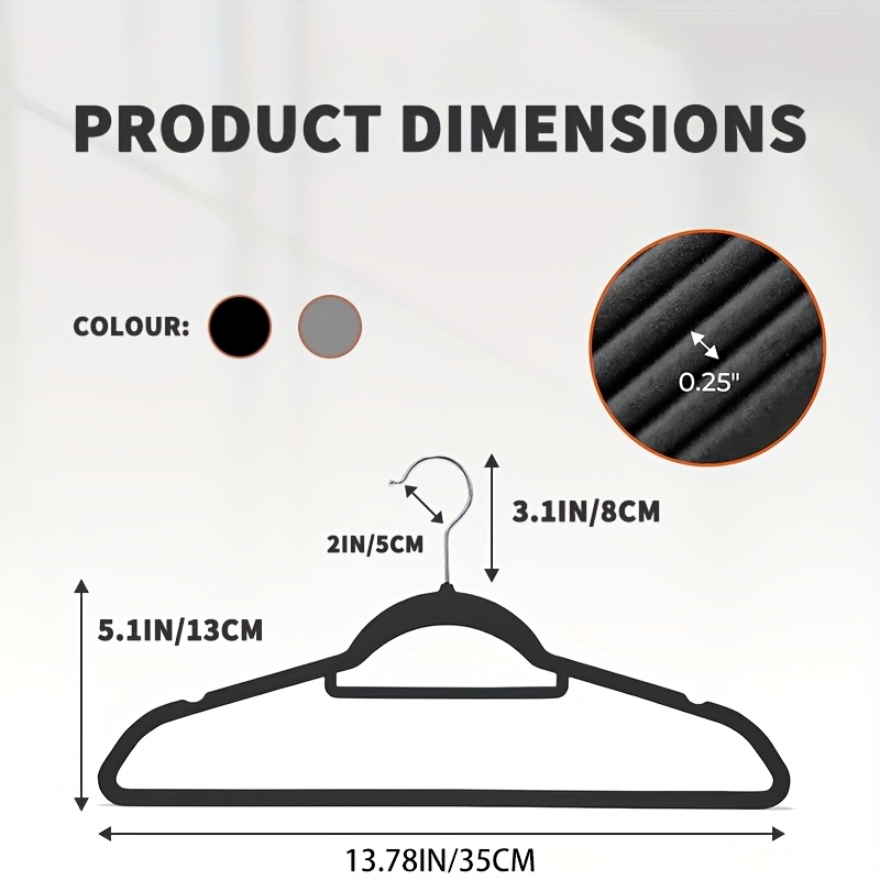 50Velvet non-slip hangers, spa - Baby Clothing Rack 评论和价格