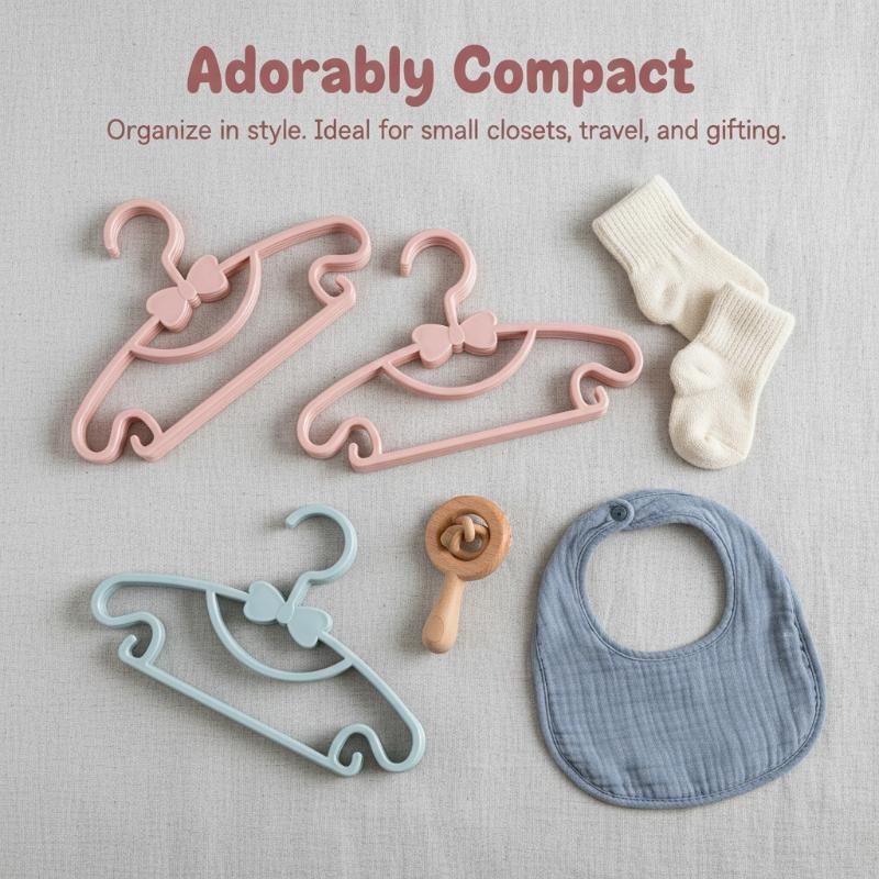 12PCS Baby Kids Clothes Hanger - Baby Clothing Rack 评论和价格