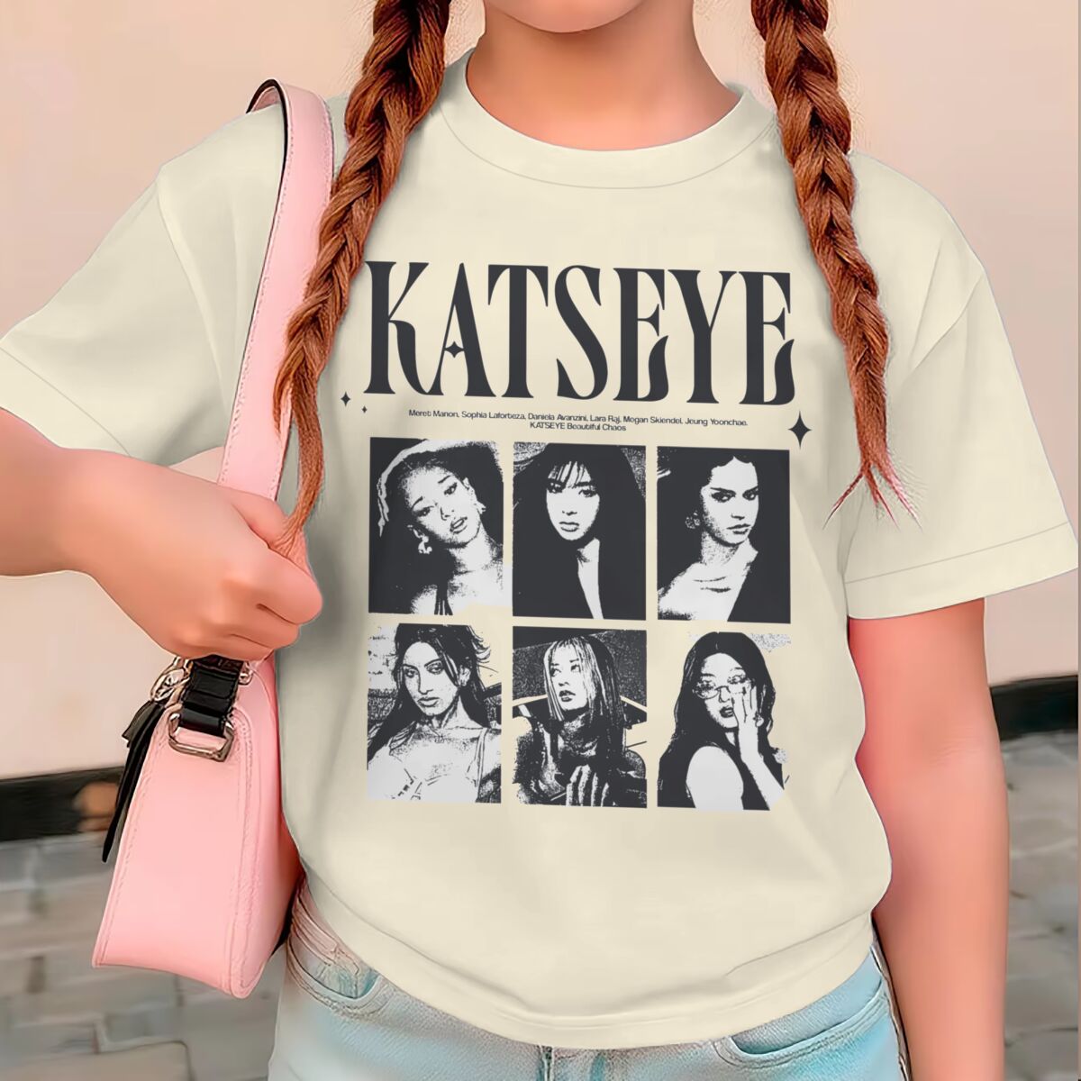 KATSEYE Print Summer Tops Girl - Baby Clothing For Summer 评论和价格