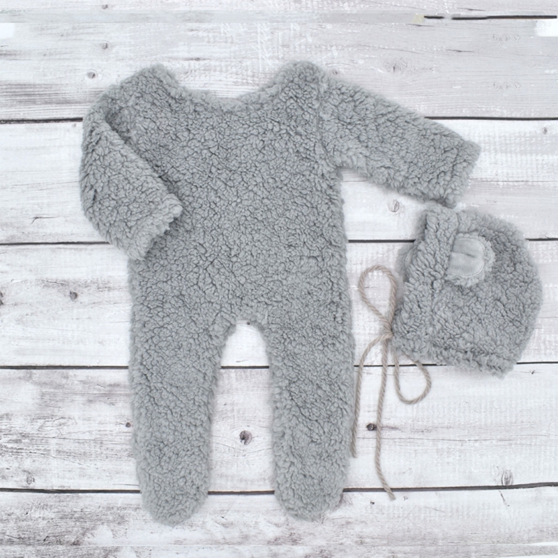 2Pcs Photography Props for Bab - Baby Clothing Onesies 评论和价格