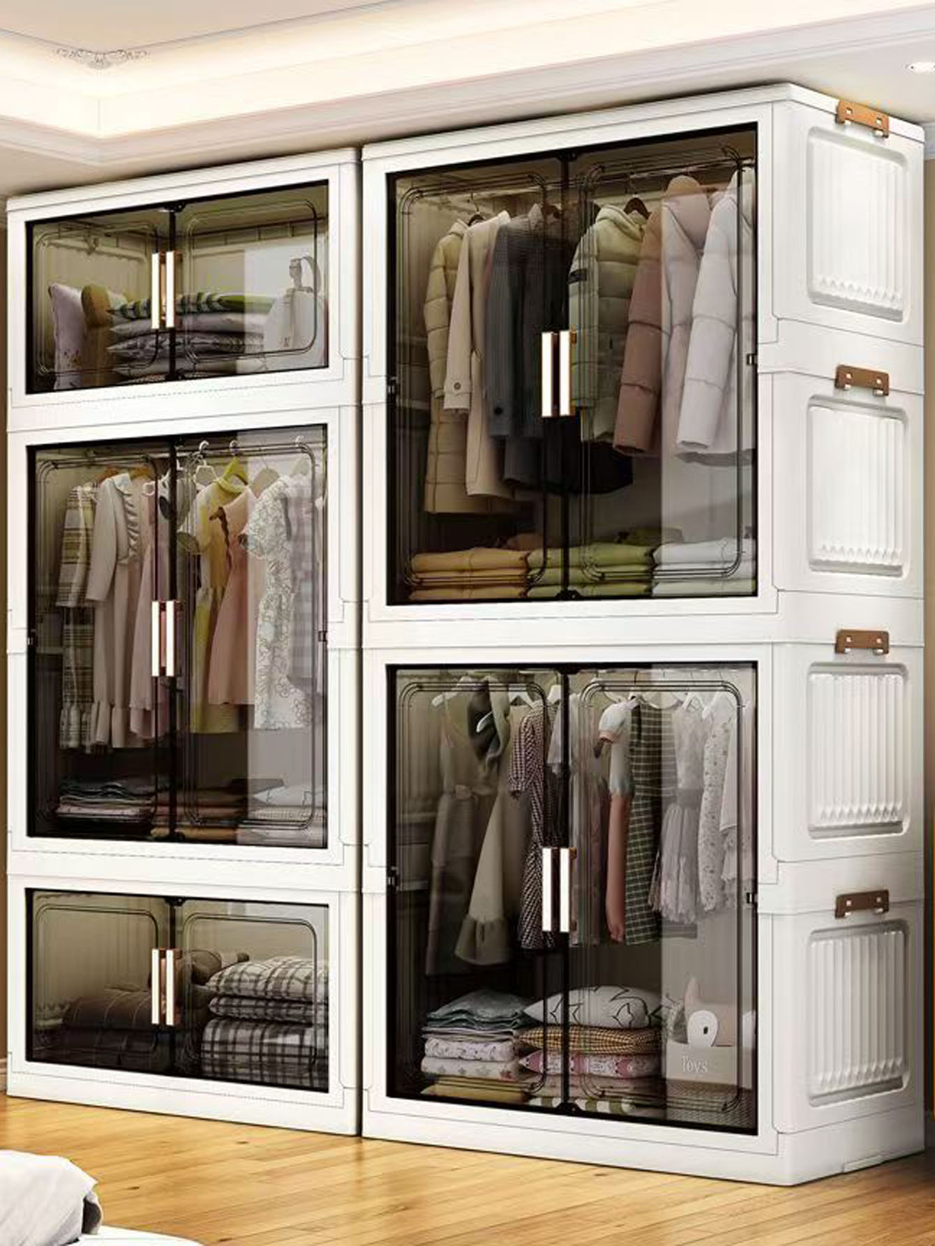 Thickened Folding Storage Cabi - Baby Clothing Cupboard 评论和价格