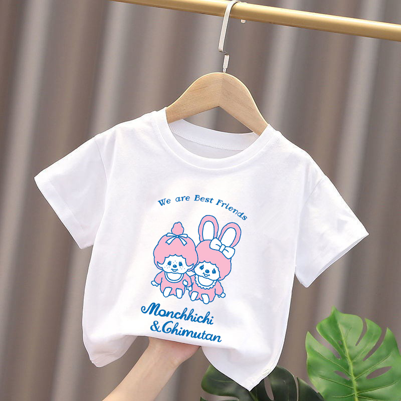 Monchhichi Kids T-shirts Anime - Baby Clothing Unisex 评论和价格