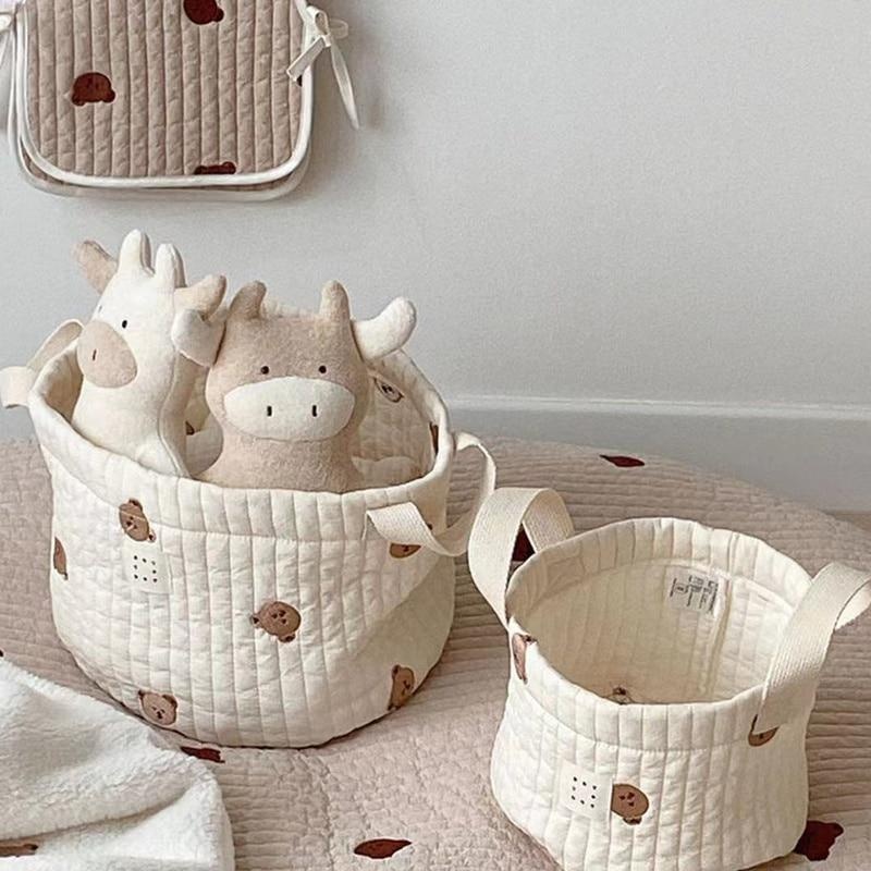 Cute Bear Embroidery Diaper Ba - Baby Clothing Organizer 评论和价格