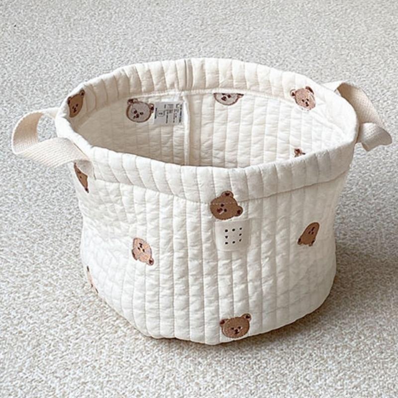 Cute Bear Embroidery Diaper Ba - Baby Clothing Organizer 评论和价格