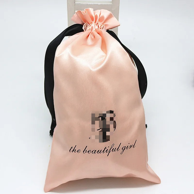 20PCS Baby Pink Silk Satin Pou - Baby Clothing Bag 评论和价格