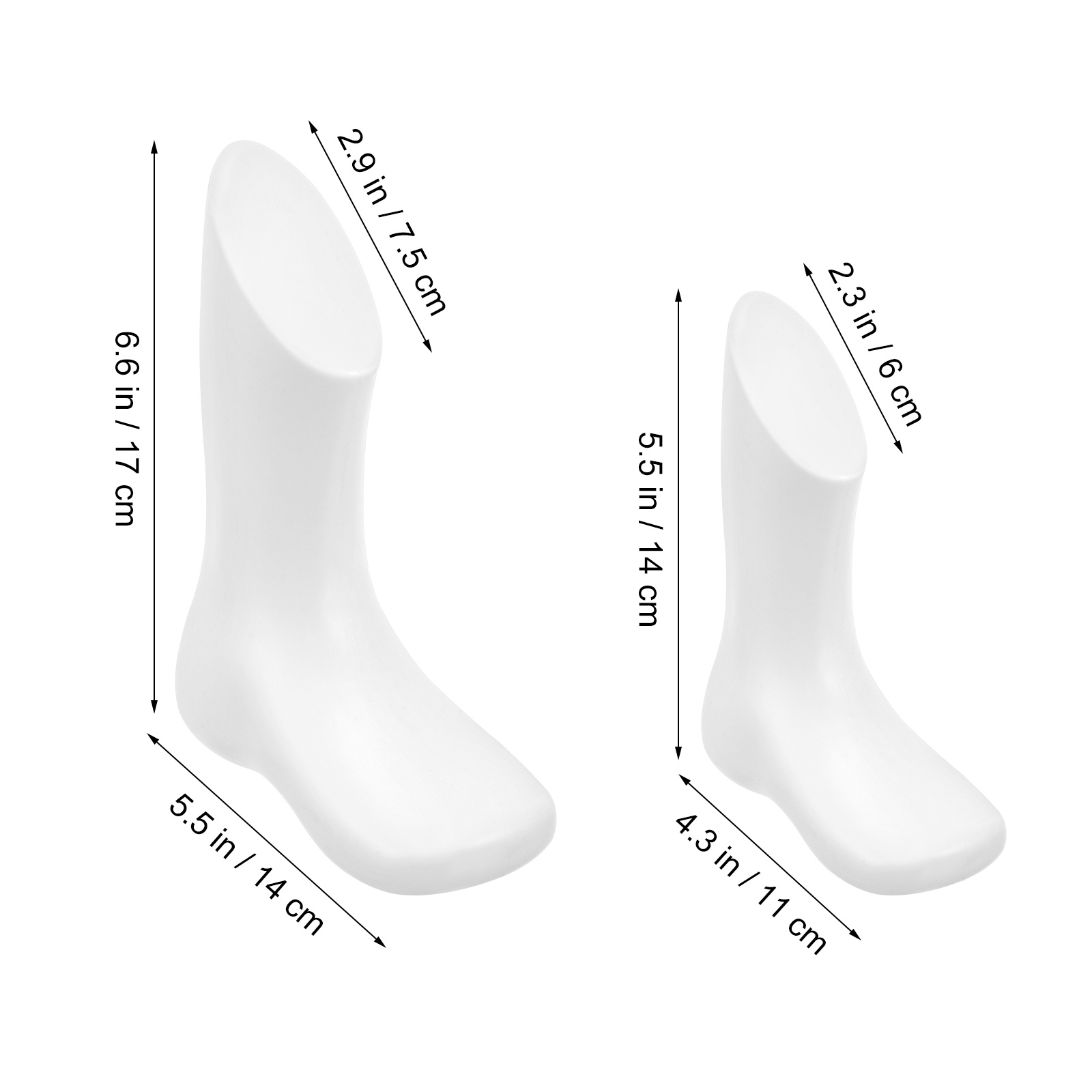 4pcs Baby Retail Foot Plastic  - Baby Clothing Display Stand 评论和价格