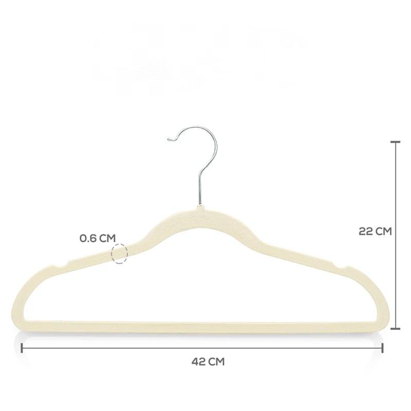 Velvet Clothes Hangers for Sui - Baby Clothing Rack 评论和价格
