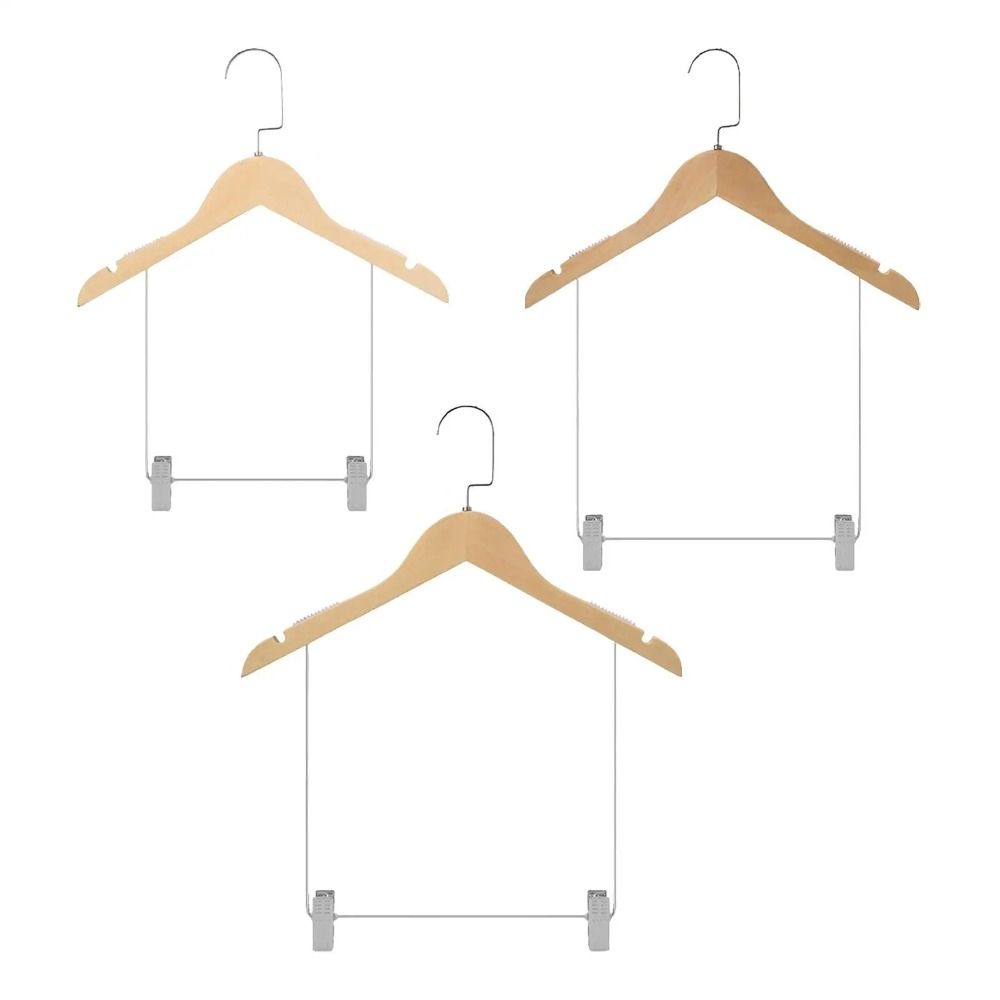 Solid Wood Suit Hangers Underw - Baby Clothing Display Stand 评论和价格