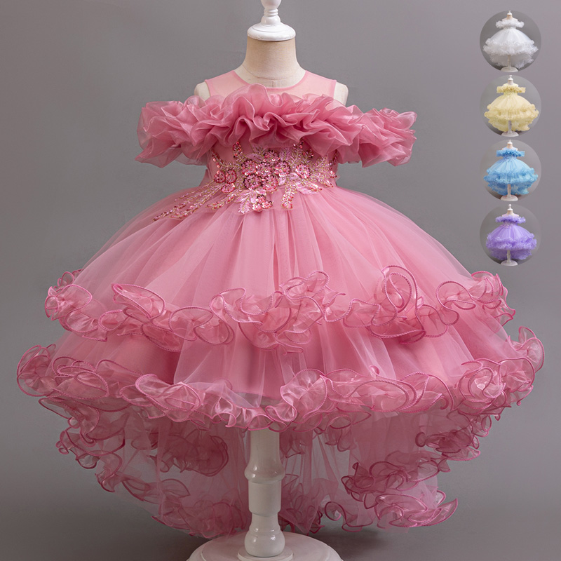 Girl Flower Princess Sequins B - Baby Clothing Dresser 评论和价格