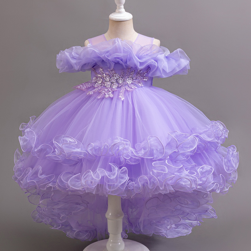 Girl Flower Princess Sequins B - Baby Clothing Dresser 评论和价格