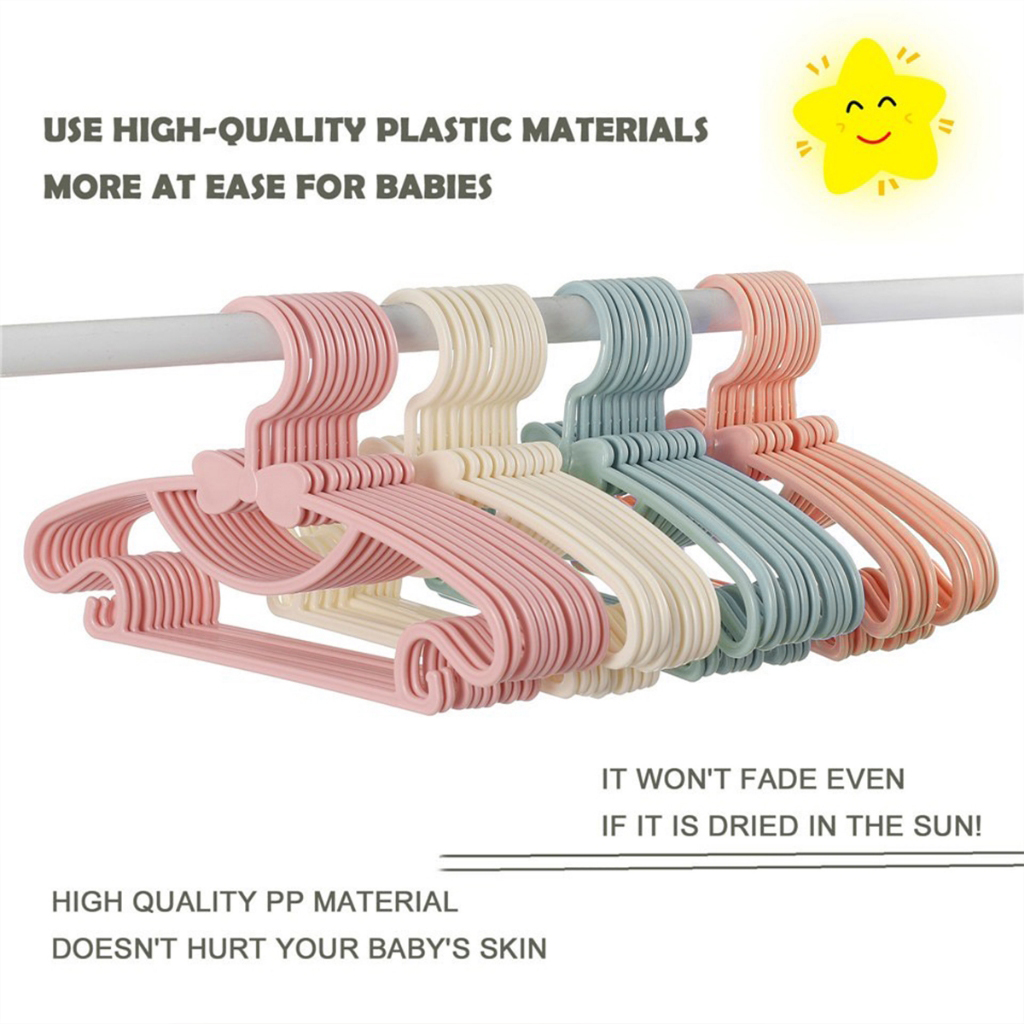 12PCS Baby Kids Clothes Hanger - Baby Clothing Rack 评论和价格