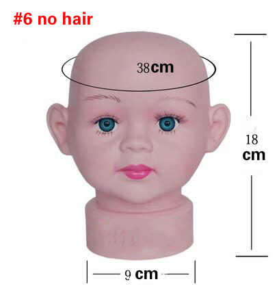 Infant baby head model baby bo - Baby Clothing Display Stand 评论和价格