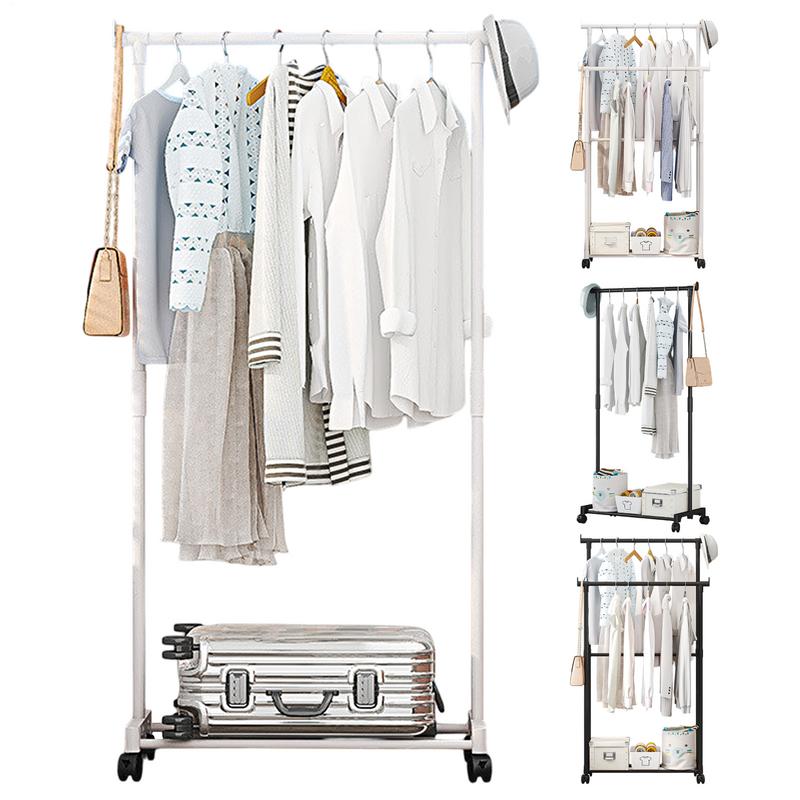 Double-Rod Clothes Rack Clothe - Baby Clothing Rack 评论和价格