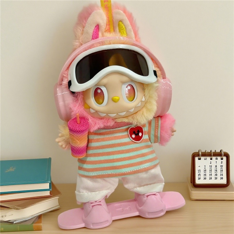 15 17cm For Labubu Doll Outdoo - Baby Clothing Unisex 评论和价格