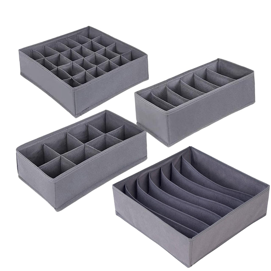 6/7/8/24 Grids Foldable Fabric - Baby Clothing Organizer 评论和价格