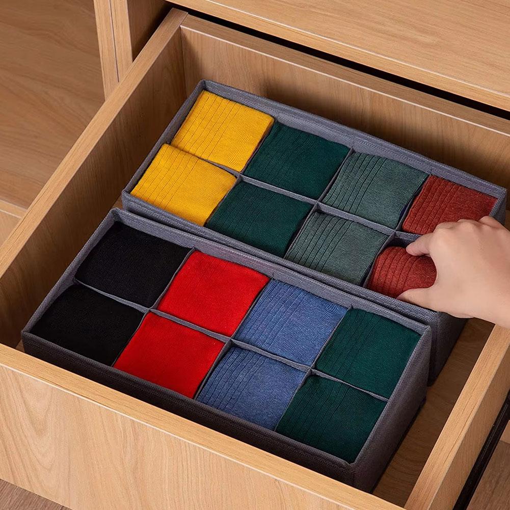 6/7/8/24 Grids Foldable Fabric - Baby Clothing Organizer 评论和价格