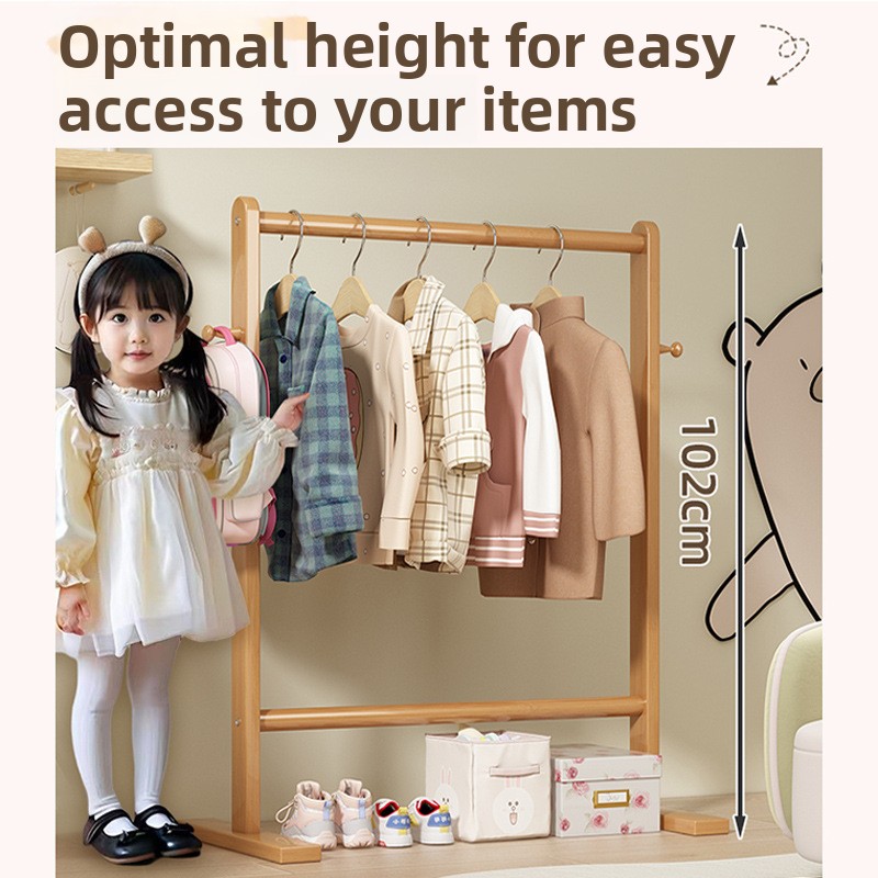 Small bamboo hat rack, floor h - Baby Clothing Rack 评论和价格